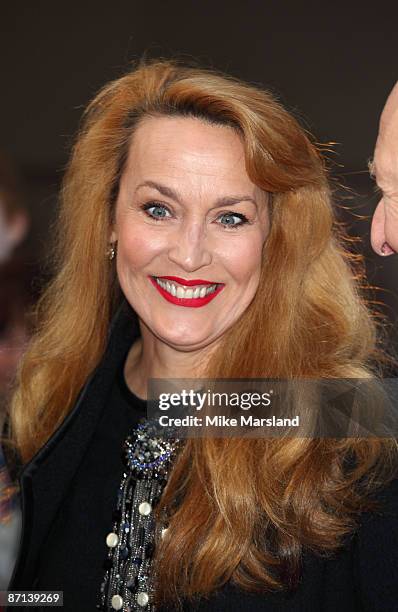 Jerry Hall attends the Galaxy British Book Awards at Grosvenor House on April 3, 2009 in London, England.