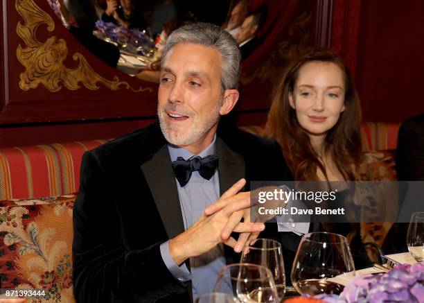 Charles S. Cohen and Olivia Grant attend the Richard James 25th Anniversary event hosted by Richard James, Charles S Cohen and Sean Dixon at Loulou's...