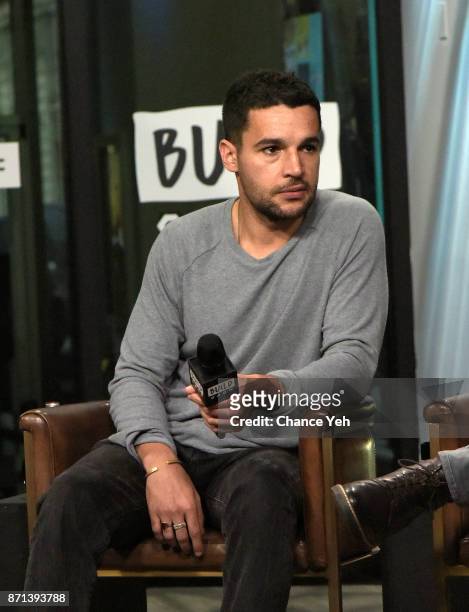 Christopher Abbott attends Build series to discuss "Sweet Virginia" at Build Studio on November 7, 2017 in New York City.