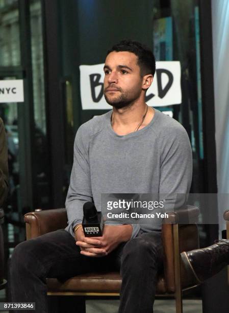 Christopher Abbott attends Build series to discuss "Sweet Virginia" at Build Studio on November 7, 2017 in New York City.