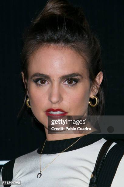 Spanish actress Veronica Echegui attends the 'IQOS' presentation at the Nubel restaurant on November 7, 2017 in Madrid, Spain.