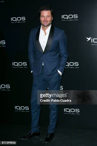 Spanish actor Fernando Andina attends the 'IQOS' presentation at the Nubel restaurant on November 7, 2017 in Madrid, Spain.