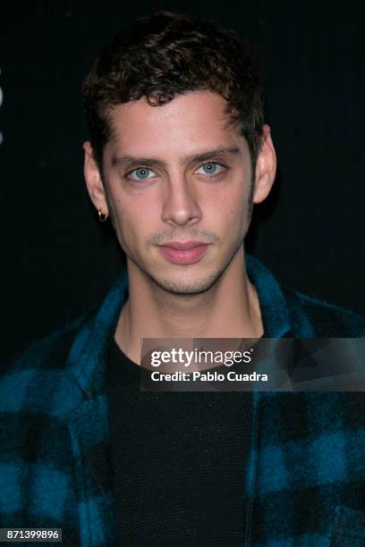 Spanish actor and director Eduardo Casanova attends the 'IQOS' presentation at the Nubel restaurant on November 7, 2017 in Madrid, Spain.