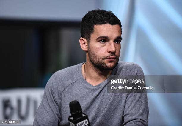 Christopher Abbott attends the Build Series to discuss the new film 'Sweet Virginia' at Build Studio on November 7, 2017 in New York City.