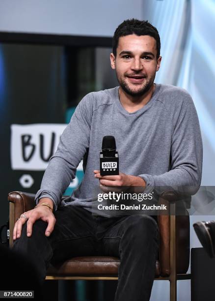 Christopher Abbott attends the Build Series to discuss the new film 'Sweet Virginia' at Build Studio on November 7, 2017 in New York City.