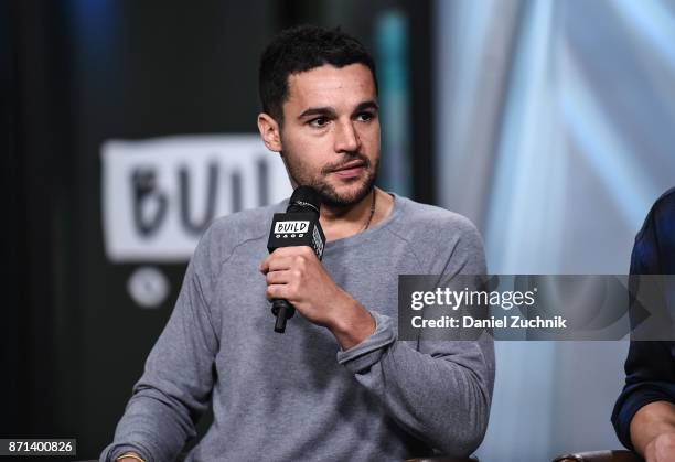 Christopher Abbott attends the Build Series to discuss the new film 'Sweet Virginia' at Build Studio on November 7, 2017 in New York City.