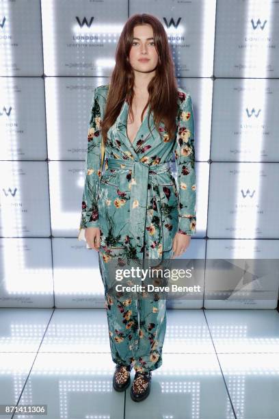 Millie Brady attends the official launch of The Perception at The W Hotel on November 7, 2017 in London, England.