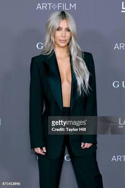 Kim Kardashian West attends the 2017 LACMA Art + Film Gala on November 4, 2017 in Los Angeles, California.