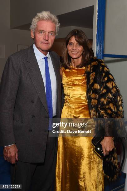 Debonaire von Bismarck and Leopold Von Bismarck attends a dinner hosted by Jonathan Newhouse and Albert Read for Edward Enninful to celebrate the...