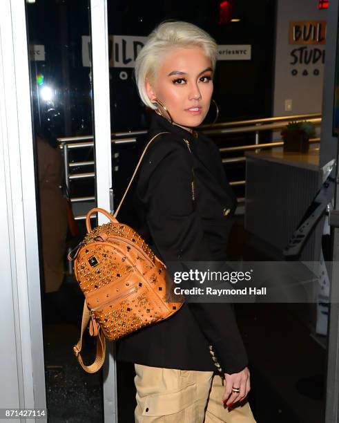 Singer Agnez Mo is seen walking in Soho on November 7, 2017 in New York City.