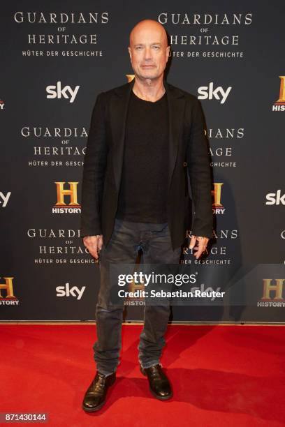 Actor Christian Berkel attends the preview screening of the new documentary 'Guardians of Heritage - Hueter der Geschichte' by German TV channel...