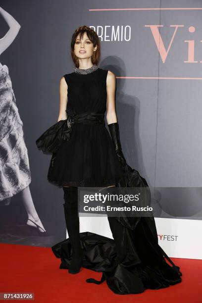 Adua Del Vesco attends The Virna Lisi Award at Auditorium Parco Della Musica on November 7, 2017 in Rome, Italy.