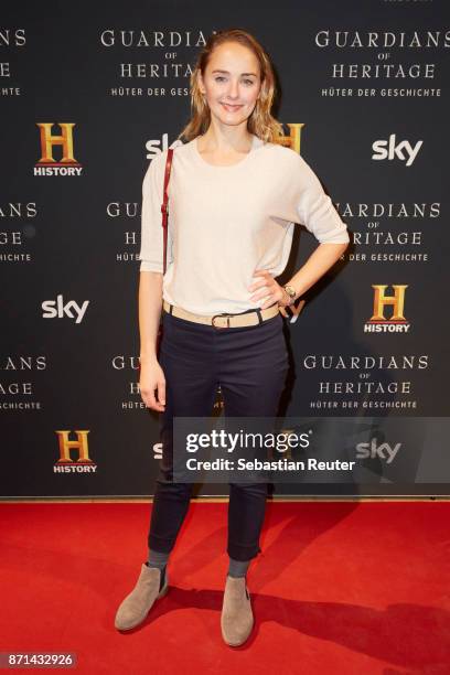 Actress Anne-Catrin Maerzke attends the preview screening of the new documentary 'Guardians of Heritage - Hueter der Geschichte' by German TV channel...