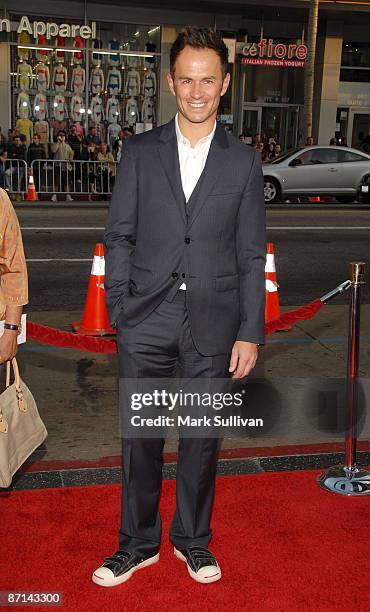 Actor Greg Ellis arrives at the Los Angeles premiere of "Drag Me To Hell" at Grauman's Chinese Theatre on May 12, 2009 in Hollywood, California.