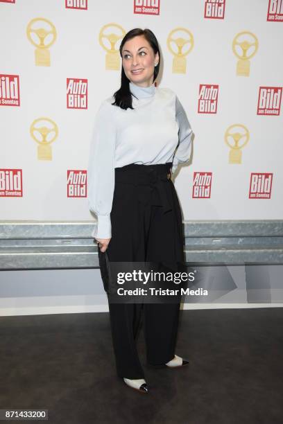 Lina van de Mars attends the 'Das Goldene Lenkrad' Award at Axel Springer Haus on November 7, 2017 in Berlin, Germany.