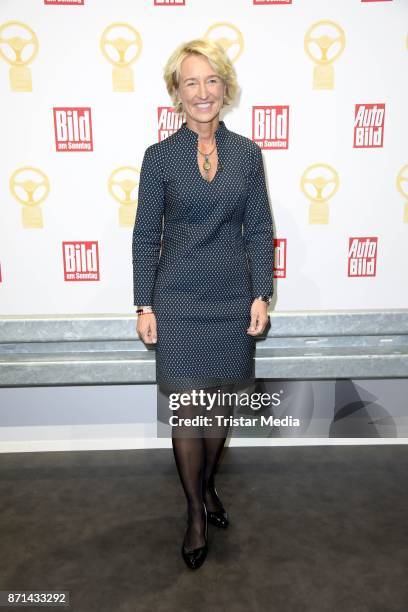 Isolde Holderied attends the 'Das Goldene Lenkrad' Award at Axel Springer Haus on November 7, 2017 in Berlin, Germany.