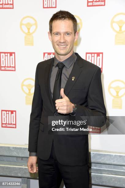 Sebastien Ogier attends the 'Das Goldene Lenkrad' Award at Axel Springer Haus on November 7, 2017 in Berlin, Germany.