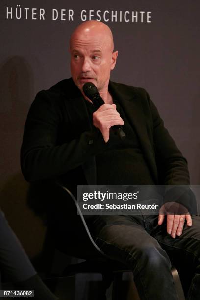 Actor Christian Berkel is seen at the preview screening of the new documentary 'Guardians of Heritage - Hueter der Geschichte' by German TV channel...