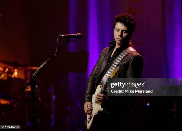 Adam Zindani of Stereophonics performs on stage at the SeriousFun London Gala 2017 at The Roundhouse on November 7, 2017 in London, England.