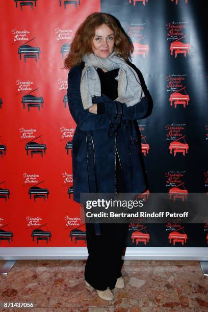 Marine Delterme attends "Depardieu Chante Barbara" at Le Cirque d'Hiver on November 6, 2017 in Paris, France.