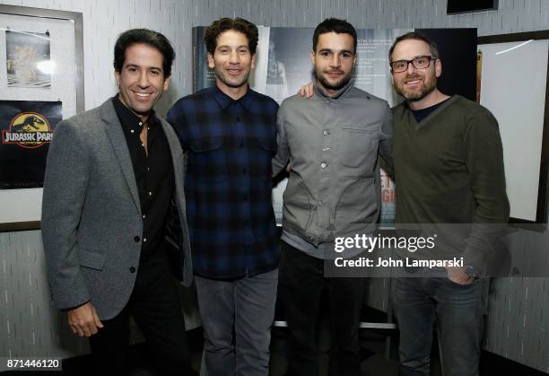 Fernando Loureiro, Jon Berenthal, Christopher Abbott and Jamie M. Dagg attend "Sweet Virginia" New York premiere at IFC Center on November 7, 2017 in...