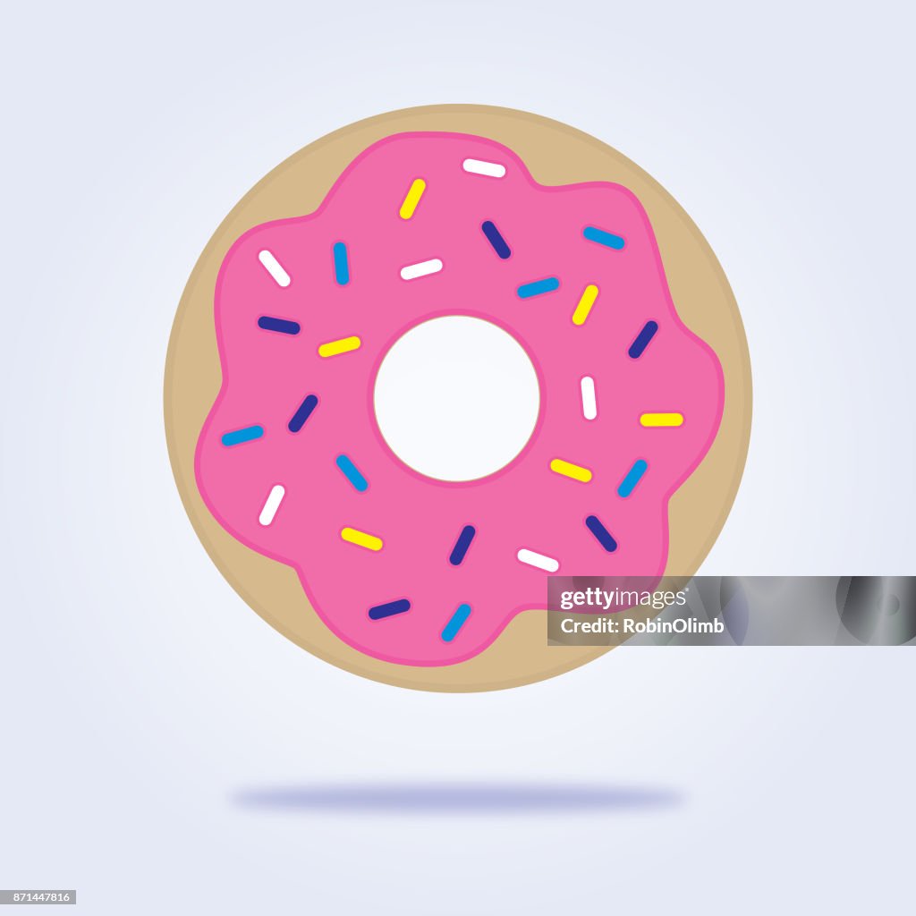 Icono de Donut espolvoreado