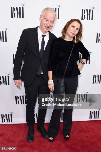 John McEnroe and Patty Smyth attends the 65th Annual BMI Country awards on November 7, 2017 in Nashville, Tennessee.