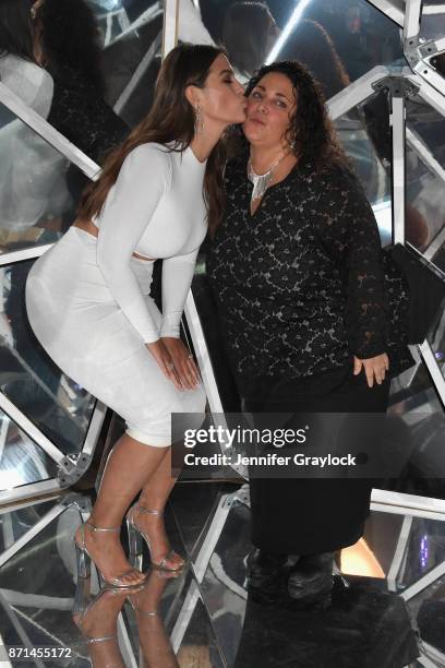 Ashley Graham and Abby Z. Attend the Forevermark Tribute event on November 7, 2017 in New York City.