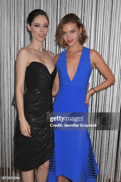 Coco Rocha and Arizona Muse attend the Forevermark Tribute event on November 7, 2017 in New York City.