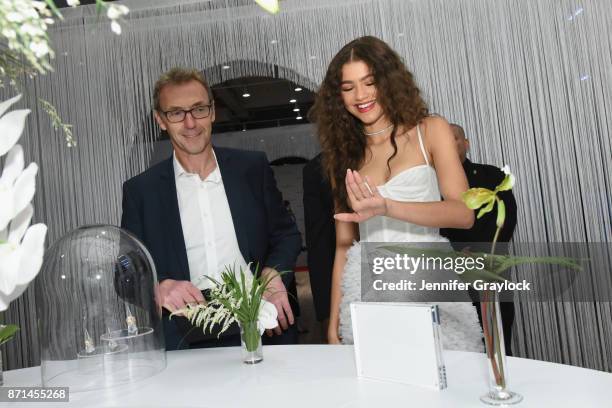 Forevermark President Charles Stanley and Zendaya attend the Forevermark Tribute event on November 7, 2017 in New York City.