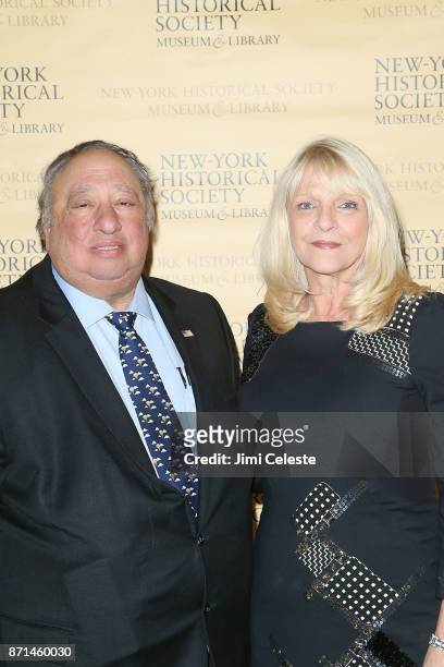 John Catsimatidis and Margo Catsimatidis attend the New-York Historical Society's History Makers Gala 2017 at Cipriani 25 Broadway on November 7,...