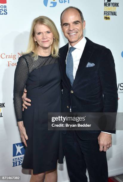 Martha Raddatz and Michael Kelly attend the 11th Annual Stand Up for Heroes Event presented by The New York Comedy Festival and The Bob Woodruff...