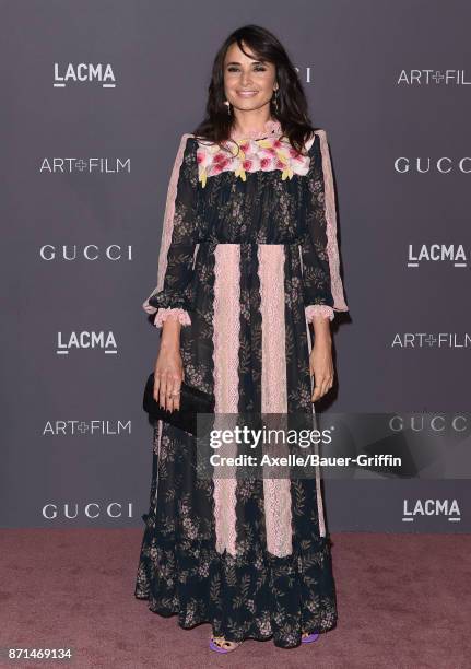 Actress Mia Maestro arrives at the 2017 LACMA Art + Film Gala at ...
