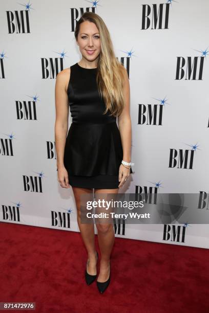 Singer-songwriter Colbie Caillat attends the 65th Annual BMI Country awards on November 7, 2017 in Nashville, Tennessee.