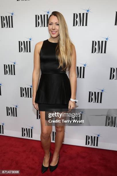 Singer-songwriter Colbie Caillat attends the 65th Annual BMI Country awards on November 7, 2017 in Nashville, Tennessee.