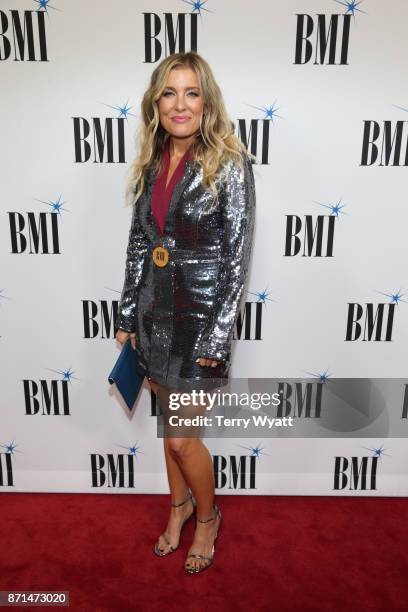 Singer Sarah Buxton attends the 65th Annual BMI Country awards on November 7, 2017 in Nashville, Tennessee.