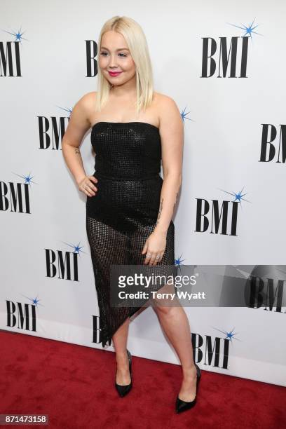 Singer-songwriter RaeLynn attends the 65th Annual BMI Country awards on November 7, 2017 in Nashville, Tennessee.