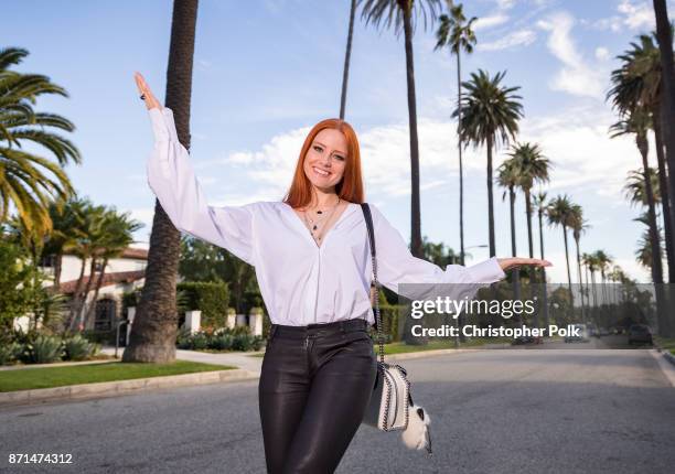 Barbara Meier during a Shooting Of The Documentary Movie 'Deals and Vision' With Barbara Meier In Los Angeles on November 7, 2017 in Los Angeles,...