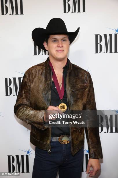 Singer-songwriter Jon Pardi attends the 65th Annual BMI Country awards on November 7, 2017 in Nashville, Tennessee.