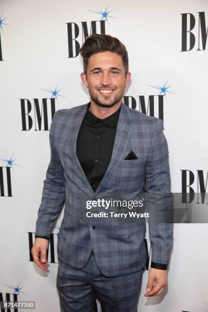 Singer Michael Ray attends the 65th Annual BMI Country awards on November 7, 2017 in Nashville, Tennessee.