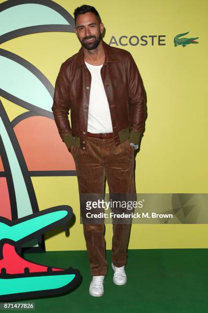 Warren Alfie Baker attends the celebration of the re-opening of the LACOSTE Rodeo Drive Boutique at Sheats Goldstein Residence on November 7, 2017 in...