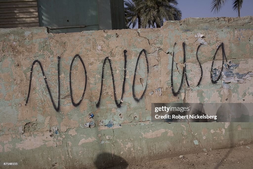 Anti-American Grafitti In Sadr City