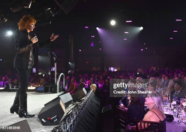 Reba performs onstage during the 65th Annual BMI Country Awards at BMI on November 7, 2017 in Nashville, Tennessee.