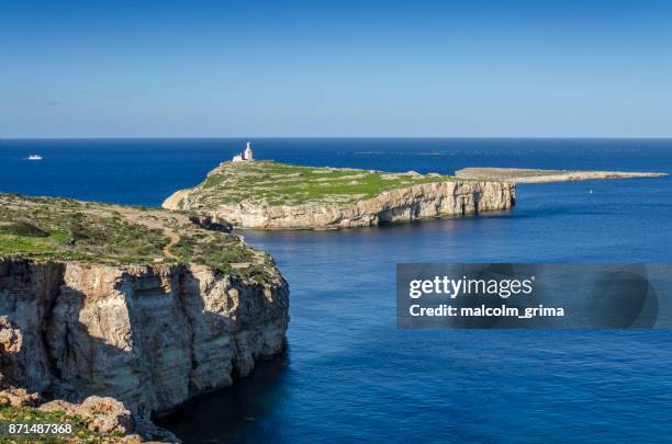 the islands of st paul, malta - mellieha malta stock pictures, royalty-free photos & images