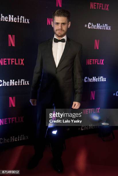 Gaston Sofriti attends the 'Che Netflix' red carpet at the Four Season Hotel on November 7, 2017 in Buenos Aires, Argentina.
