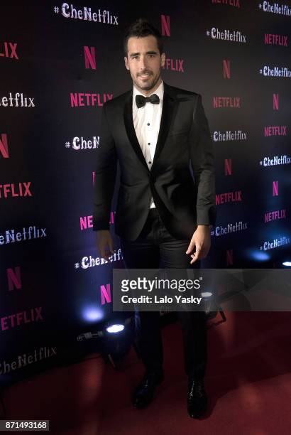 Nacho Viale attends the 'Che Netflix' red carpet at the Four Season Hotel on November 7, 2017 in Buenos Aires, Argentina.