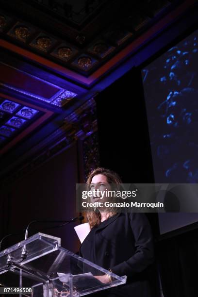 Anne Pasternak during A Blade of Grass Annual Night of Alchemy on November 7, 2017 in New York City.