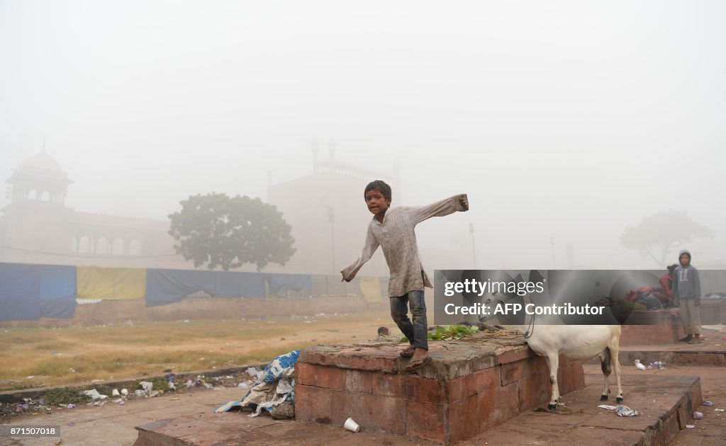 INDIA-ENVIRONMENT-POLLUTION-SMOG