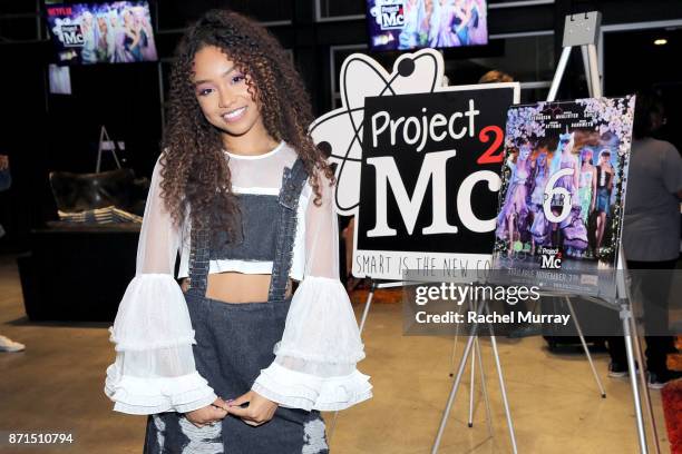 Genneya Walton attends MGA Entertainment, Cast of Netflix's Project Mc2, and Rashida Jones's celebration of national S.T.E.A.M. Day and the premiere...