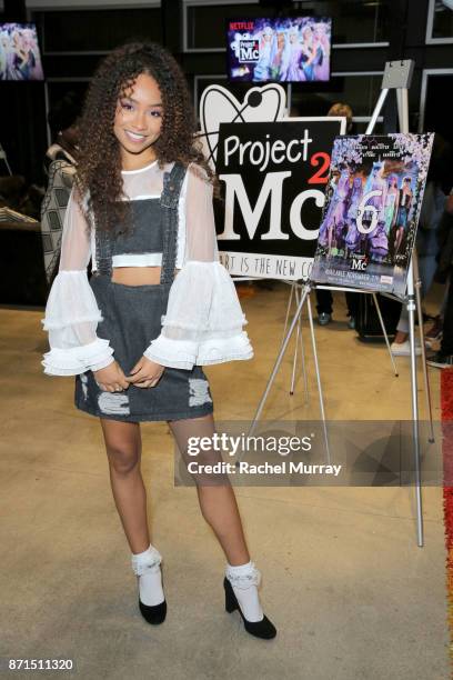 Genneya Walton attends MGA Entertainment, Cast of Netflix's Project Mc2, and Rashida Jones's celebration of national S.T.E.A.M. Day and the premiere...